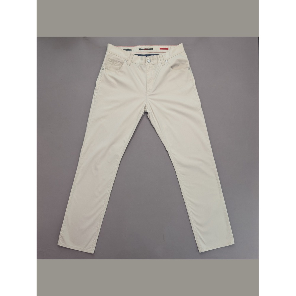 Alberto Ceramica Stone Khaki Pants Mens 34x34 Modern Fit Stretch